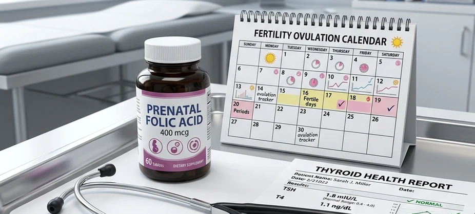 Pre-Conceptional Counseling consultation and prenatal preparation checklist